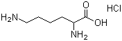 structure of CAS# 70-53-1, DL-Lysine monohydrochloride