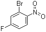 结构式 CAS# 700-36-7, 2-溴-4-氟-1-硝基苯
