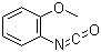 结构式 CAS# 700-87-8, 2-甲氧基苯基异氰酸酯