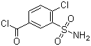 4-Chloro-3-sulfamoylbenzoyl chloride molecular structure (CAS 70049-77-3)