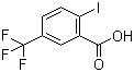 structure of CAS# 702641-04-1, 2-Iodo-5-(trifluoromethyl)benzoic acid;5-(Trifluoromethyl)-2-iodobenzoic acid