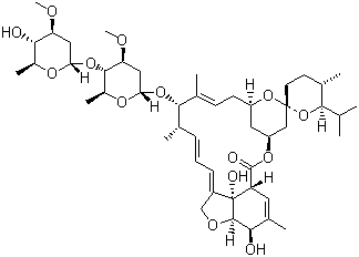 structure of CAS# 70288-86-7, Ivermectin;Ivomec; Heartgard-30