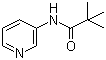 结构式 CAS# 70298-88-3, N-(吡啶-3-基)三甲基乙酰胺