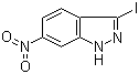 structure of CAS# 70315-70-7, 3-Iodo-6-nitroindazole;3-Iodo-6-nitro-1H-indazole