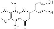 structure of CAS# 70360-12-2, Sideritoflavone;4'-O-Demethylgardenin D; 5,3',4'-Trihydroxy-6,7,8-trimethoxyflavone