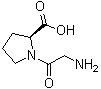 structure of CAS# 704-15-4, N-Glycyl-L-proline;N-Glycylproline; NSC 97929