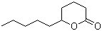 structure of CAS# 705-86-2, 5-Decanolide;delta-Decalactone; 5-Hydroxydecanoic acid delta-lactone