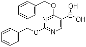 结构式 CAS# 70523-24-9, 2,4-双苄氧基嘧啶-5-硼酸