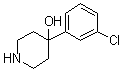结构式 CAS# 70558-16-6, 4-(3-氯苯基)哌啶-4-醇