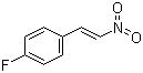 结构式 CAS# 706-08-1, 1-(4-氟苯基)-2-硝基乙烯; 4-氟-beta-硝基苯乙烯