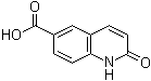 结构式 CAS# 70639-78-0, 1,2-二氢-2-氧代-6-喹啉羧酸