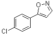 结构式 CAS# 7064-32-6, 5-(4-氯苯基)异恶唑