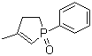 structure of CAS# 707-61-9, 4,5-Dihydro-3-methyl-1-phenyl-1H-phosphole 1-oxide;1-Phenyl-3-methyl-1-oxo-3-phospholine