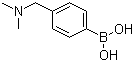 结构式 CAS# 70799-12-1, B-[4-[(二甲基氨基)甲基]苯基]硼酸
