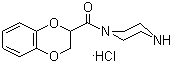 1-(2,3-Dihydro-1,4-benzodioxin-2-ylcarbonyl)piperazine hydrochloride molecular structure (CAS 70918-74-0)