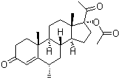 structure of CAS# 71-58-9, Medroxyprogesterone 17-acetate;Hydroxymethylprogesterone acetate; 17alpha-Acetoxy-6-alpha-methylpregn-4-ene-3,20-dione; 17a-Hydroxy-6a-methyl-4-pregnene-3,20-dione acetate; Depo-provera
