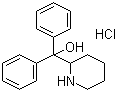 结构式 CAS# 71-78-3, 盐酸哌苯甲醇