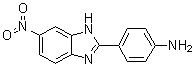 结构式 CAS# 71002-88-5, 4-(6-硝基-1H-苯并咪唑-2-基)苯胺