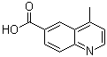 structure of CAS# 7101-68-0, 4-Methyl-6-quinolinecarboxylic acid