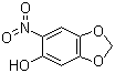 结构式 CAS# 7107-10-0, 6-硝基-1,3-苯并二恶茂-5-醇
