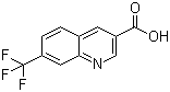 结构式 CAS# 71082-51-4, 7-(三氟甲基)喹啉-3-羧酸