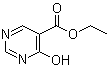 结构式 CAS# 71133-20-5, 4-羟基-5-嘧啶羧酸乙酯