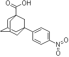 结构式 CAS# 7123-76-4, 3-(4-硝基苯基)金刚烷-1-甲酸