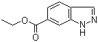 structure of CAS# 713-09-7, Ethyl 1H-indazole-6-carboxylate