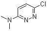 structure of CAS# 7145-60-0, (6-Chloropyridazin-3-yl)dimethylamine;3-Chloro-6-(dimethylamino)pyridazine; NSC 74442
