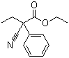 结构式 CAS# 718-71-8, 2-氰基-2-苯基丁酸乙酯