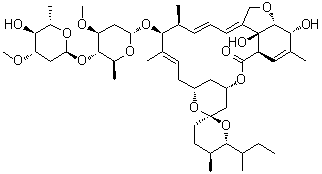 structure of CAS# 71827-03-7, Ivermectin B1a;22,23-Dihydroavermectin B1a; Dihydroavermectin B1a