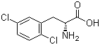 结构式 CAS# 718596-54-4, D-2,5-二氯苯丙氨酸