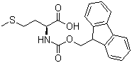 结构式 CAS# 71989-28-1, Fmoc-L-蛋氨酸; 芴甲氧羰基-L-蛋氨酸