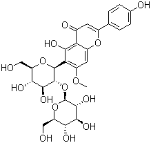 structure of CAS# 72063-39-9, Spinosin;6-(2-O-beta-D-Glucopyranosyl-beta-D-glucopyranosyl)-5-hydroxy-2-(4-hydroxyphenyl)-7-methoxy-4H-1-benzopyran-4-one