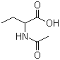 structure of CAS# 7211-57-6, N-Acetyl-2-aminobutyric acid;2-(Acetylamino)butanoic acid; 2-Acetamidobutyric acid; N-Acetyl-2-ethylglycine; N-Acetyl-DL-2-aminobutyric acid; N-Acetyl-DL-alpha-aminobutyric acid