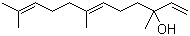 Nerolidol molecular structure (CAS 7212-44-4)