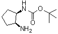 structure of CAS# 721395-15-9, ((1R,2S)-2-Aminocyclopentyl)carbamic acid tert-butyl ester