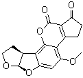 structure of CAS# 7220-81-7, Dihydroaflatoxine B1;(6aR,9aS)-2,3,6a,8,9,9a-Hexahydro-4-methoxycyclopenta[c]furo[3',2':4,5]furo[2,3-h][1]benzopyran-1,11-dione
