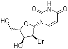 结构式 CAS# 72218-68-9, 2'-溴-2'-脱氧尿苷