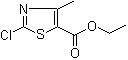 结构式 CAS# 7238-62-2, 2-氯-4-甲基噻唑-5-羧酸乙酯
