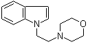结构式 CAS# 72395-48-3, 1-[2-(4-吗啉基)乙基]-1H-吲哚