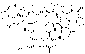structure of CAS# 7240-37-1, 7-Aminoactinomycin D;7-AAD