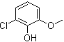 structure of CAS# 72403-03-3, 2-Chloro-6-methoxyphenol;6-Chloroguaiacol
