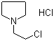 结构式 CAS# 7250-67-1, N-(2-氯乙基)吡咯烷盐酸盐
