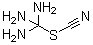 Thiocyanic acid triaminomethyl ester molecular structure (CAS 7253-03-4)