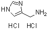 结构式 CAS# 72631-80-2, 1H-咪唑-4-甲胺二盐酸盐
