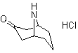 structure of CAS# 72761-60-5, 9-Azabicyclo[3.3.1]nonan-3-one hydrochloride