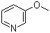 结构式 CAS# 7295-76-3, 3-甲氧基吡啶