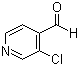 structure of CAS# 72990-37-5, 3-Chloropyridine-4-carboxaldehyde;3-Chloro-4-pyridinecarbaldehyde