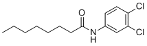 structure of CAS# 730-25-6, 3',4'-Dichlorocapryloanilide;N-(3,4-dichlorophenyl)octanamide